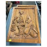 Carved Wood Wall Plaques