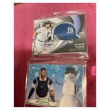 2 Yankees Relic Baseball Cards