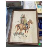 Frederick Remington Western Framed Prints