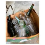 Antique Bottles Box Lot