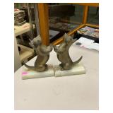 Brass Scottie Deco Bookends