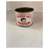 Silver Sea White Stone Va 12oz Oyster Can