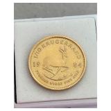 1984 1/10 oz Fine Gold Kuggerand
