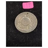1893/1894 Lima and Guatemala Silver Coin Necklace