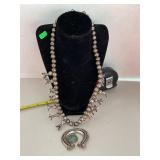 Sterling Silver Native American Squash Blossom