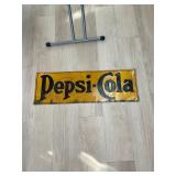 Metal Pepsi-cola Yellow Tin Sign