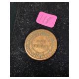 1904 Westmorealnd Masonic Capter One Penny