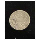 France Lan 5 Francs 1796-97 Silver Coin