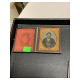 Antique Daguerreotype  Type in Frame