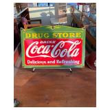 Porcelain Drug Store Coca Cola Sign