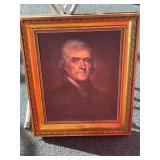 Thomas Jefferson Canvas Rembrant Replica