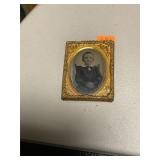 Antique Framed Young Boy daguerreotype