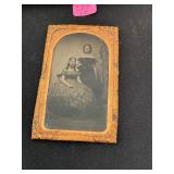 Pair of Ladies Antique daguerreotype