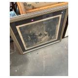 Framed Antique Print