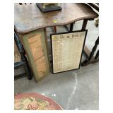 Antique Framed Newspapers