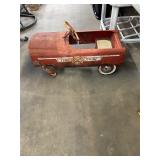 Fire Chief Metal Peddle  Car