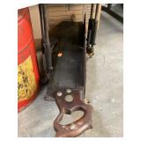 Antique Saw & Chip Tin
