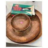 Travel Iron & Chips and Dip Dishes