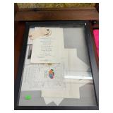 Display with U.S. PRESIDENTIAL Papers