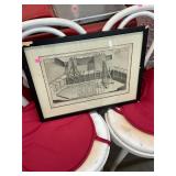 Charpente Framed Print