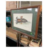 Signed Duck Print R Edmonds