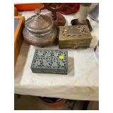 3 Middle Eastern Trinket Boxes