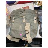 Military Bag and Leather Pistol Case