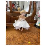 Porcelain Marilyn Monroe Collectible Doll with Box