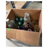 Antique Bottles Box Lot