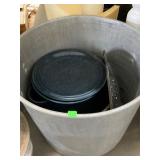 Large aluminum Pot and Enamel