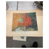 Old Eisenhower Prints of His Painting