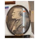 Framed Oval Robert E Lee