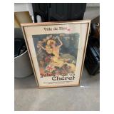 Ville De Rice Jules Cheret Framed Print