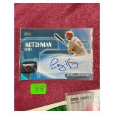 Signed Casey Kotchman Autographed Baseball Card