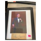Steve Lawrence Autographed Cut Signature