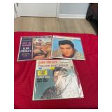 3 Elvis Presley Records with Sleeves