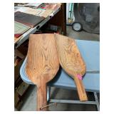 2 Wooden Scoops