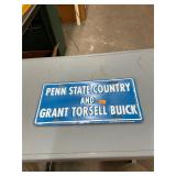 Penn State and Grant Torsell License Plate