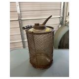 Antique Glass Oil Bottle