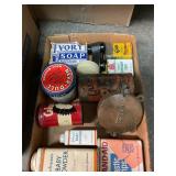Vintage Tins and Advertising Box Lot