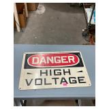 Danger High Voltage Sign