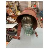 Antique Bonnet and Glass Mannequin Head