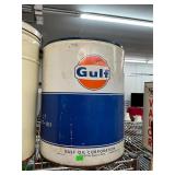 Vintage Gulf 5 Gallon Oyster Can