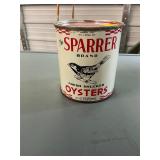 1 Pint WH and GB Sparrer Hampton Oyster Can