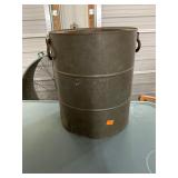 Antique 3 Gallon Oyster Can