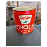 Sinclair Litholine Grease Tin