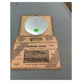 Bernard Siegel Co Advertising Mirror Thermometer