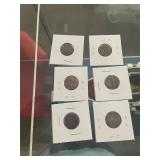 6 Lake Packing Lottsburg Tokens