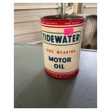 Tidewater Motor Oil Can Mathews VA
