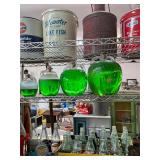 Set of White House Vinegar Antique Bottles